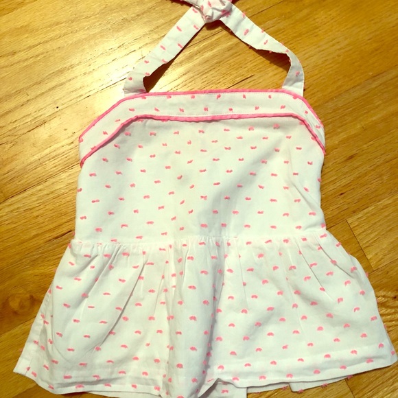 Janie and Jack Swiss dot halter top - Picture 5 of 5